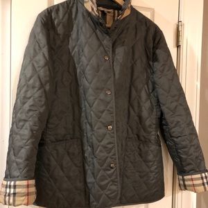 Gray Burberry Jacket, Size M